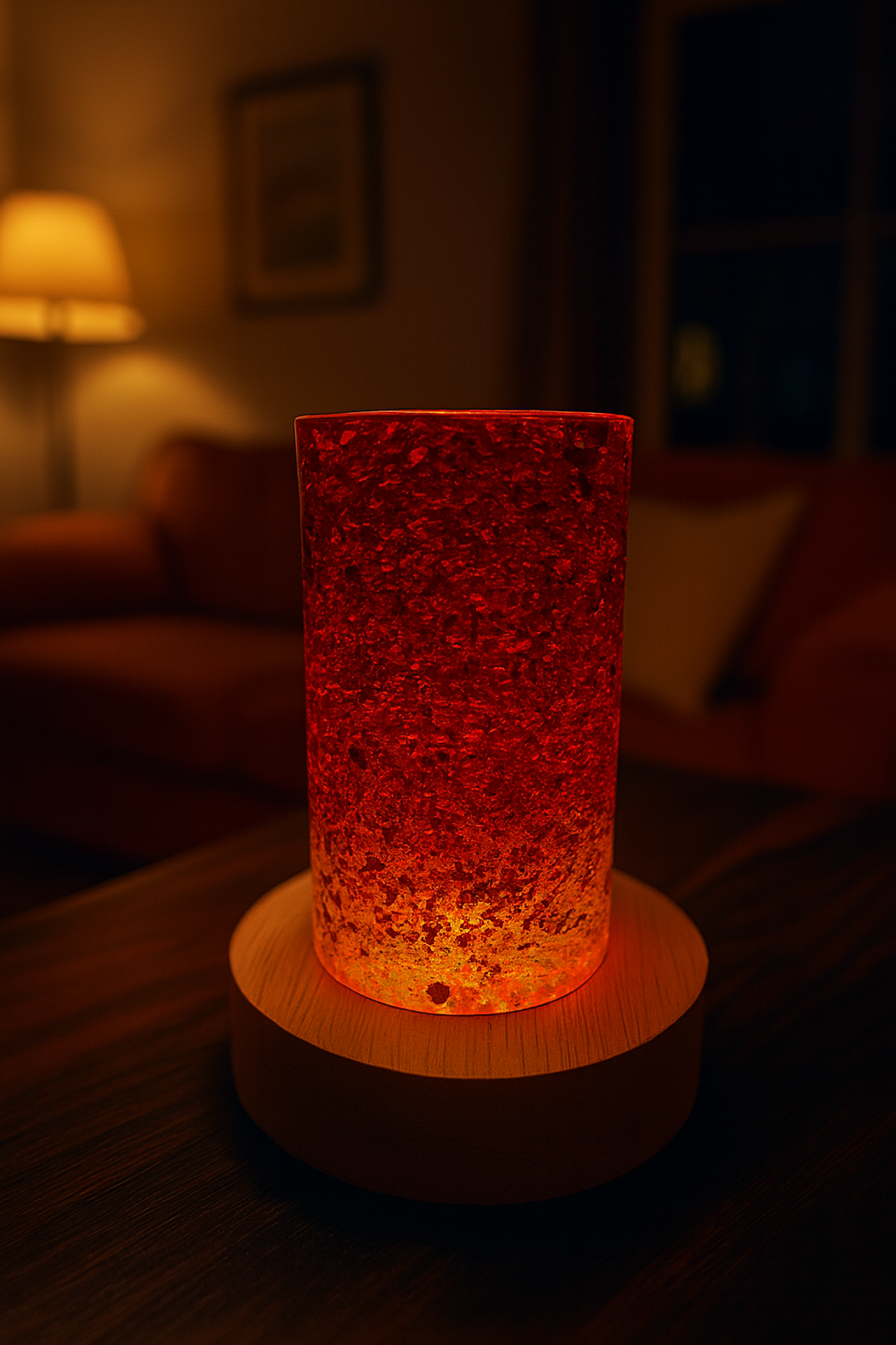FlameGlow – Resin Flammenlampe
