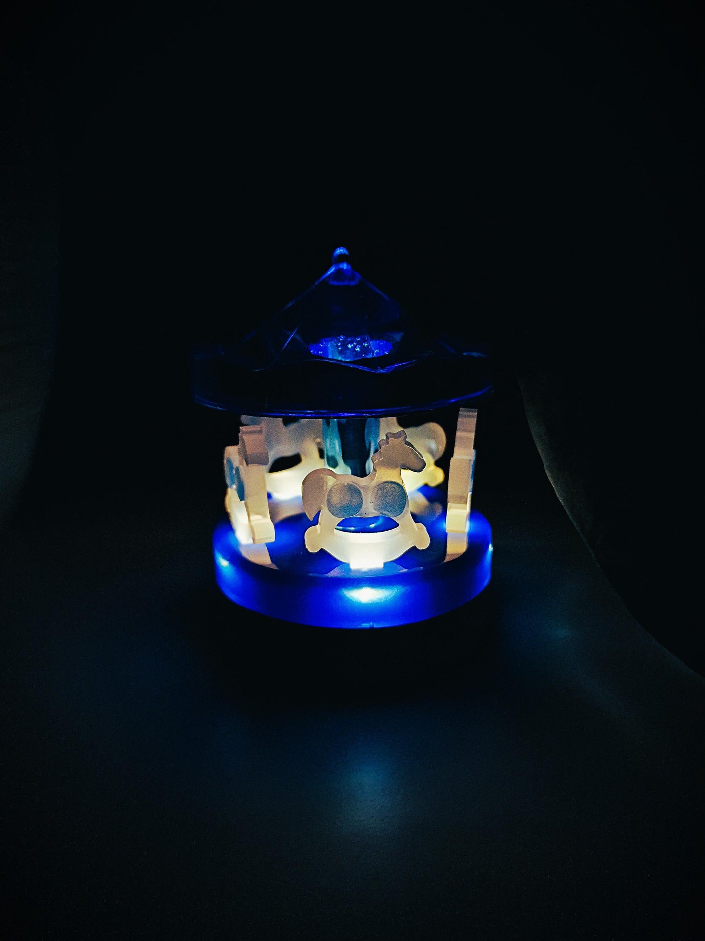 Children's carousel made of epoxy resin - night light with timer and customizable