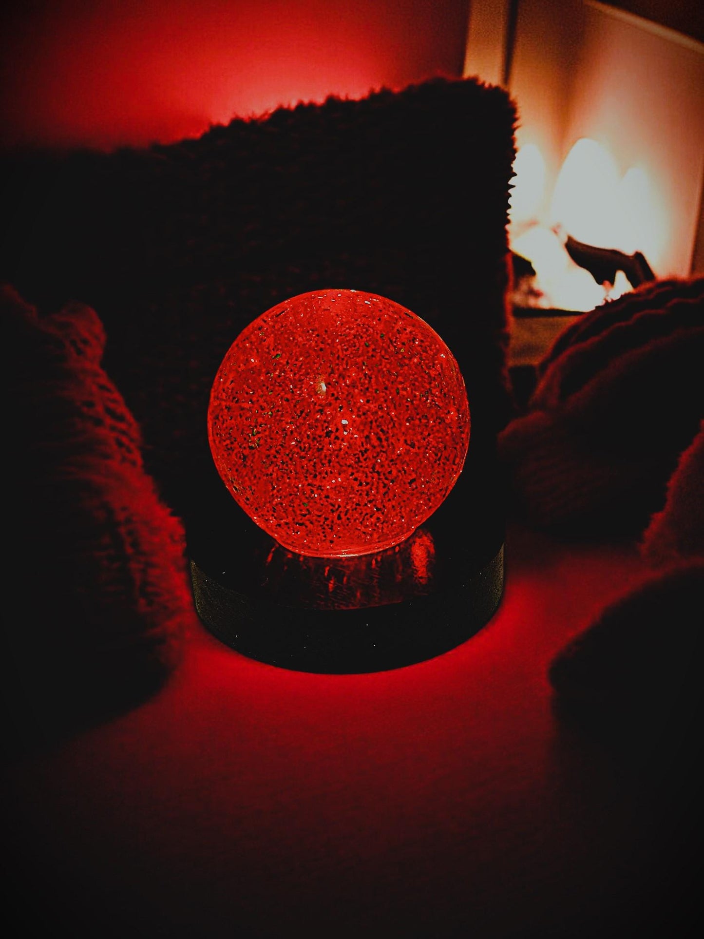 Epoxy resin lamp, table lamp for living room, office, or practice; sphere, night light, decoration, atmosphere, lamp, resin, epoxy, art, gift