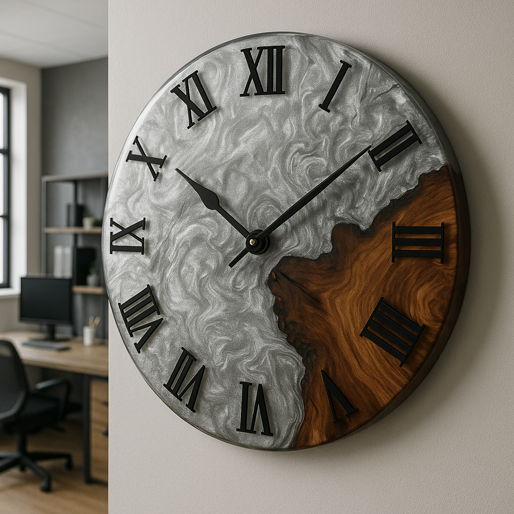 Epoxidharz Wanduhren | Handgemacht & Einzigartig