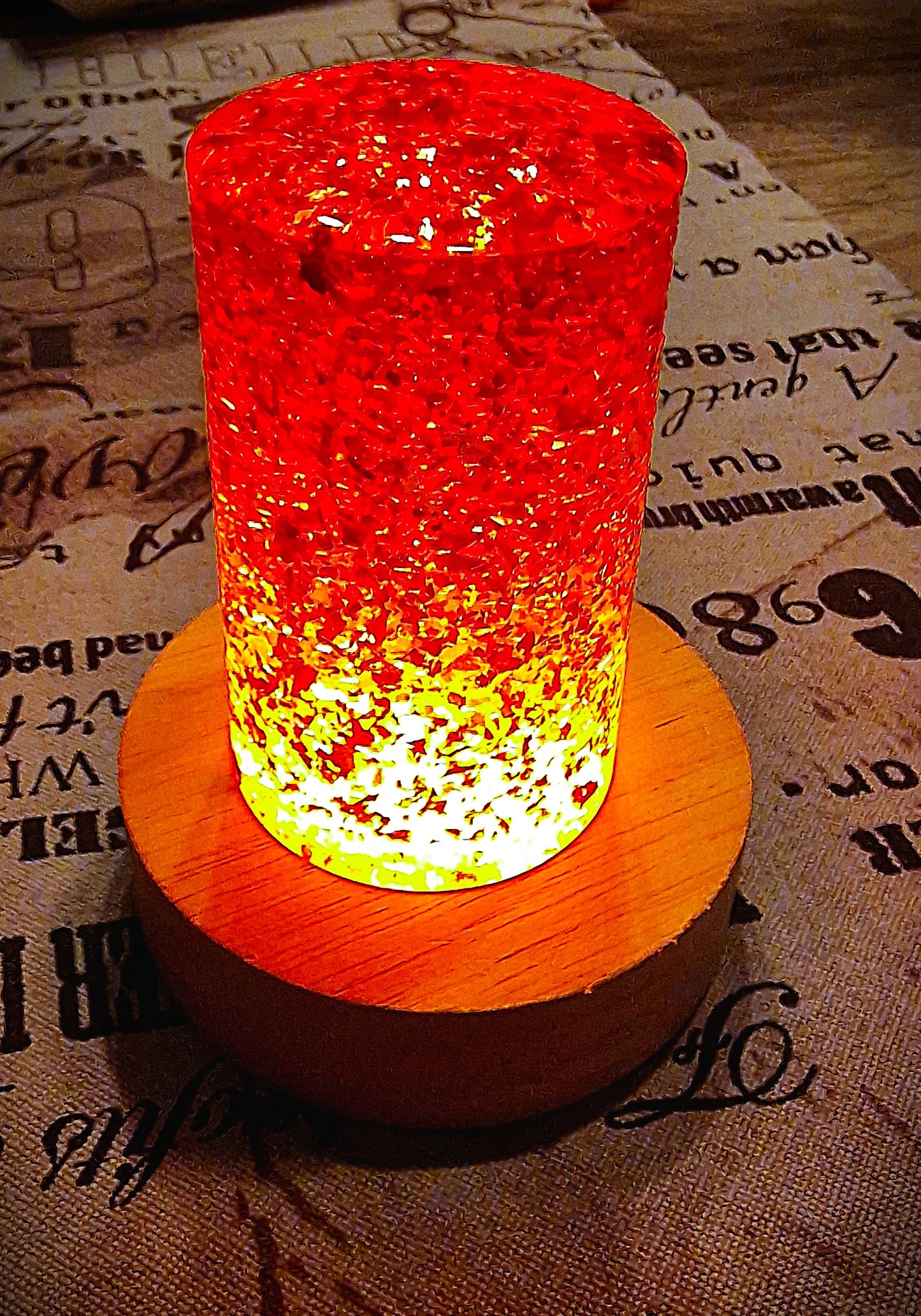 FlameGlow – Resin Flammenlampe