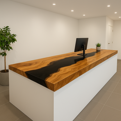 Epoxidharz-Arbeitsplatte oder Bartheke – Maßanfertigung nach Wunsch