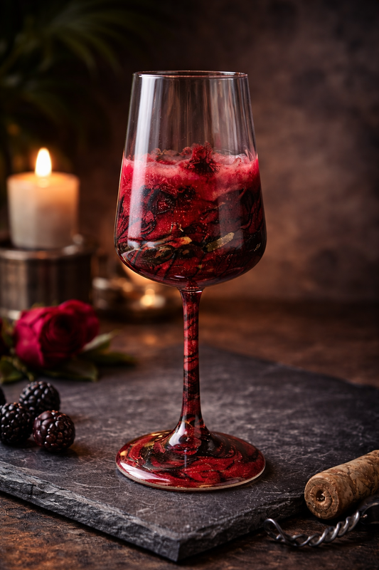 Dark Romance – Handgemachte Weingläser
