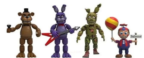 Epoxidharz Lampe mit Funko Five Nights at Freddy's Figuren – RGB LED Nachtlicht, Gaming Lampe, Geschenkidee für Horror-Fans